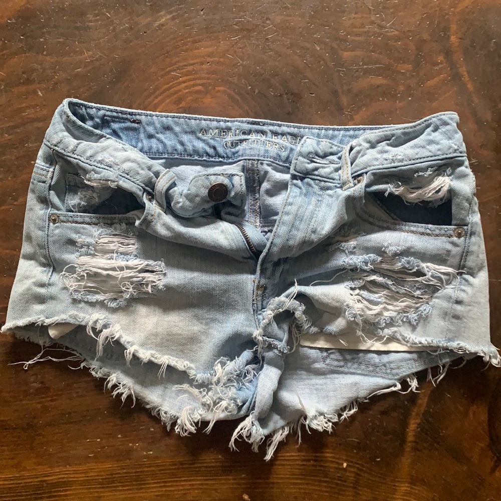 American eagle jean shorts